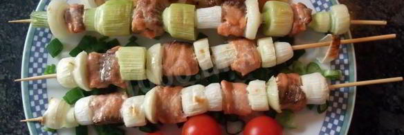 шашлык из лосося