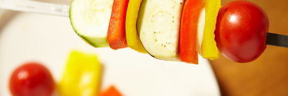 шашлык из овощей