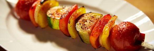 шашлык из овощей