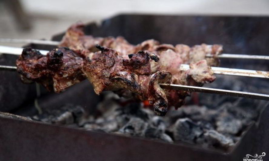 Рецепт шашлыка из печени куриной