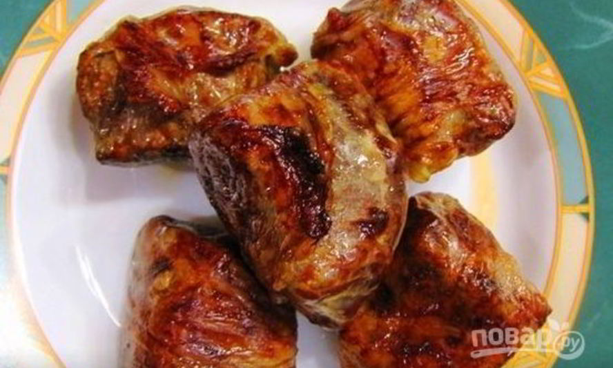 Рецепт шашлыка из печенки