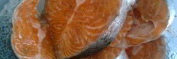 шашлык из рыбы на костре