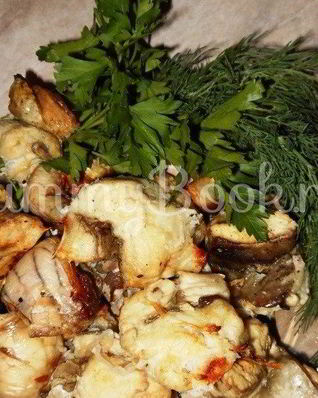 Шашлык из сома в микроволновой печи