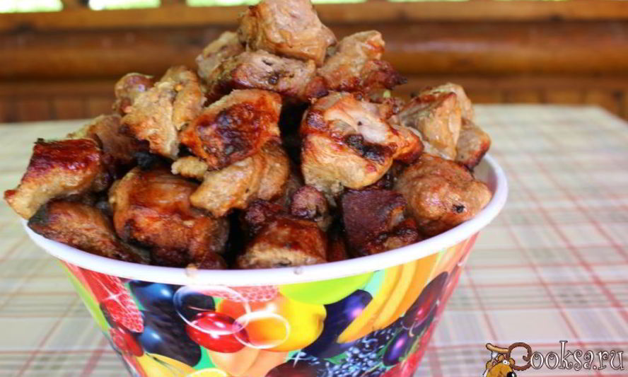 Рецепт шашлыка из свинины на минеральной воде