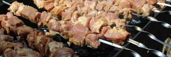 шашлык из свинины на минеральной воде