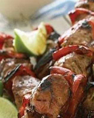 Шашлык из свинины с ананасом в гриле