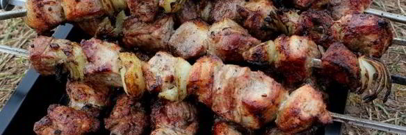 шашлык из свинины с луком в армянском маринаде