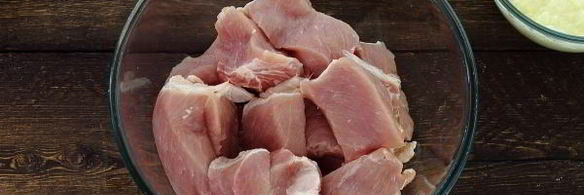 шашлык из свинины в майонезе