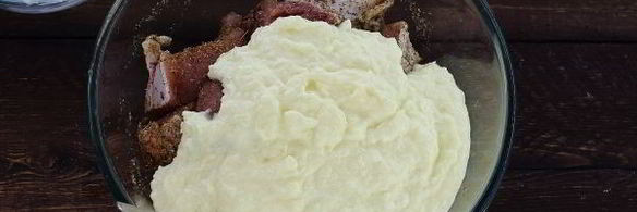 шашлык из свинины в майонезе