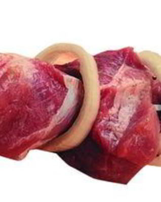 Шашлык из свиной корейки на косточке в кефирном маринаде