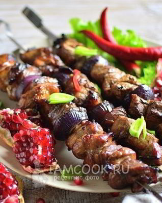 Шашлык из свиной лопатки