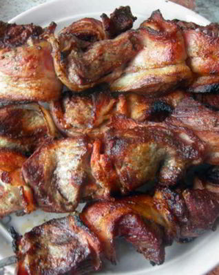 Шашлык из телятины по-кавказски