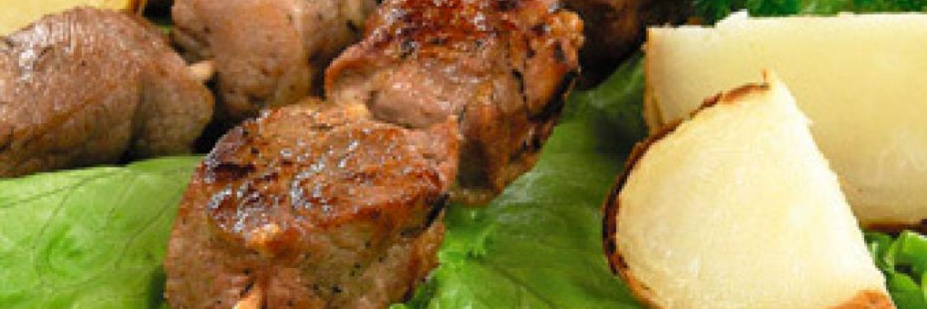 Шашлык, маринованный в кефире