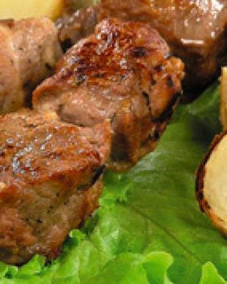 Шашлык, маринованный в кефире