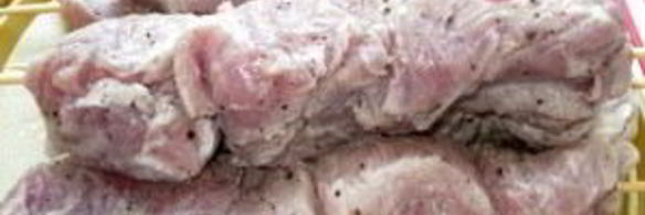 шашлык на сковороде из свинины