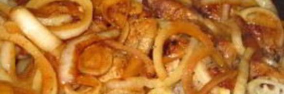 шашлык на сковороде из свинины