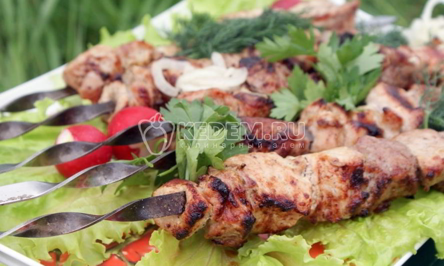 Рецепт шашлыка с киви