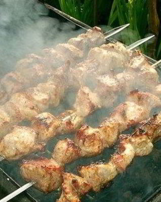 Шашлык свиной в луковом соке