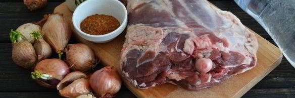 шашлык в духовке в банке на шпажках