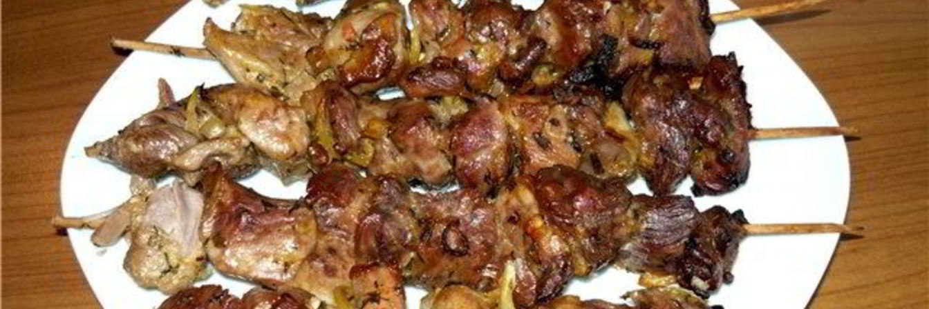 Шашлык в духовке в банке