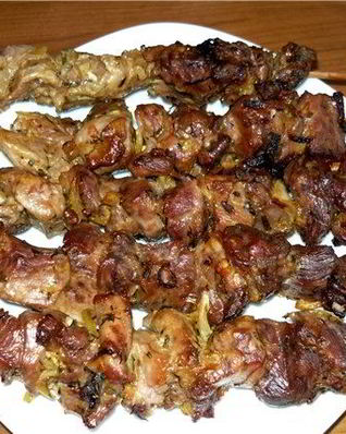 Шашлык в духовке в банке