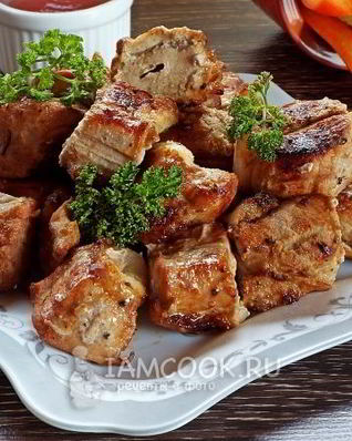 Шашлык в горчице