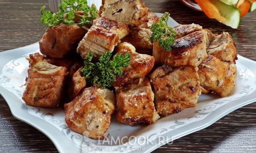 Рецепт шашлыка в горчице