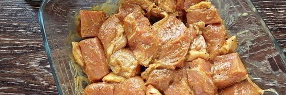 шашлык в горчице