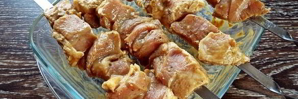 шашлык в горчице