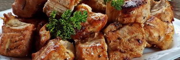 шашлык в горчице