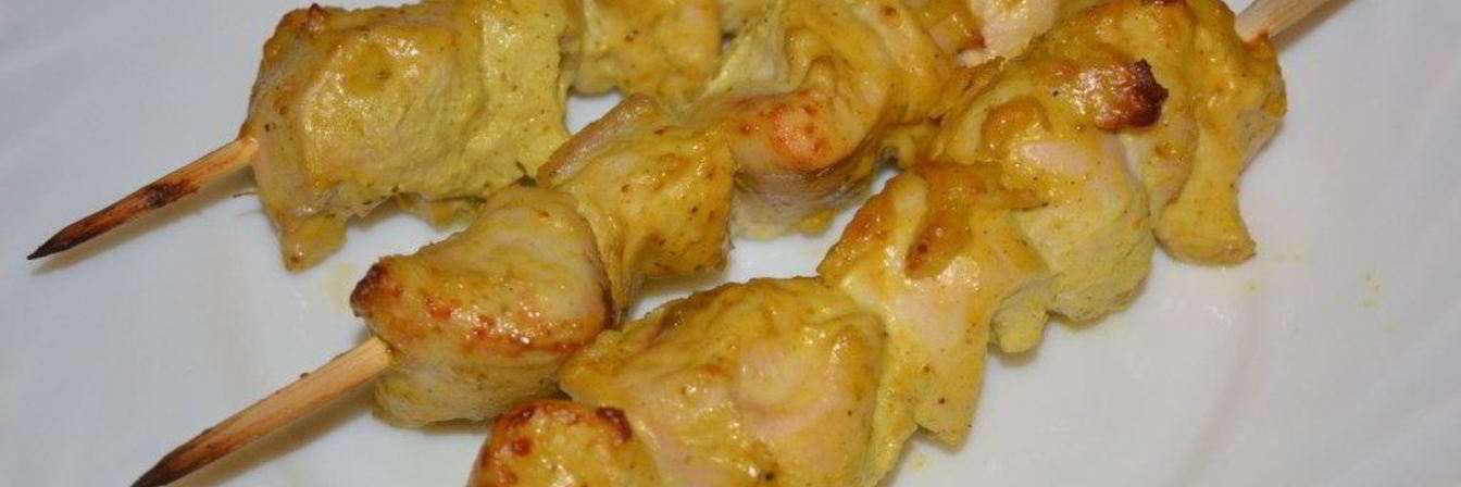 Сочный шашлык из курицы