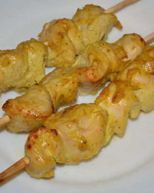 Сочный шашлык из курицы