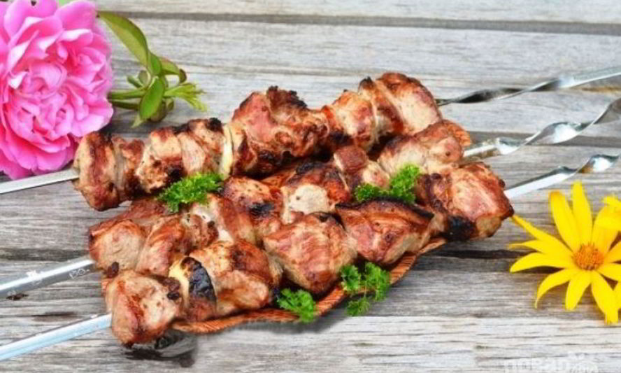 Рецепт сочного шашлыка из свинины с уксусом