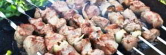 сочный шашлык из свинины с уксусом