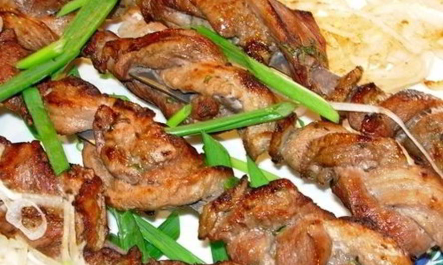 Рецепт сочного шашлыка из трех видов мяса