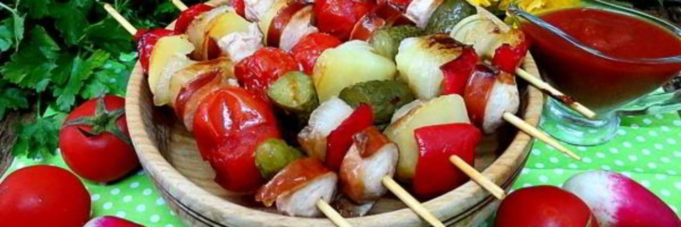 Студенческий шашлык на сковороде