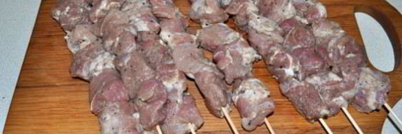 свиные шашлыки в духовке