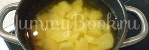 зеленые сырно-картофельные шашлычки на шпажках