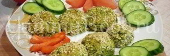 зеленые сырно-картофельные шашлычки на шпажках