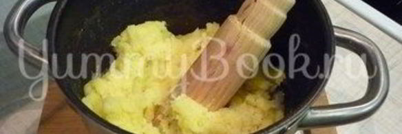 зеленые сырно-картофельные шашлычки на шпажках