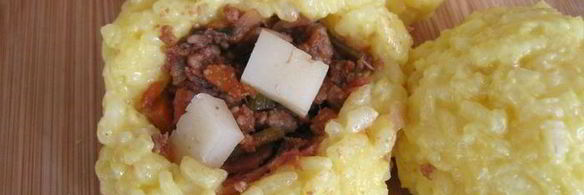 сицилийские аранчини — рисовые шарики