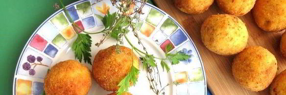 сицилийские аранчини — рисовые шарики