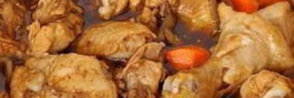 стеклянная лапша с курицей и овощами