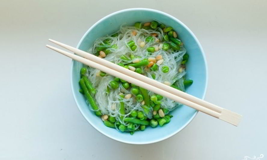 Рецепт стеклянной лапши с овощами