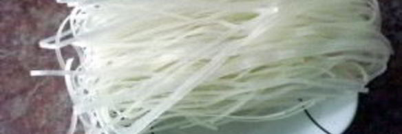 стеклянная лапша с овощами