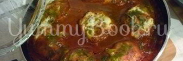 чесночные тефтели с морковью в остром соусе