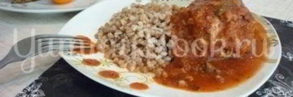 чесночные тефтели с морковью в остром соусе