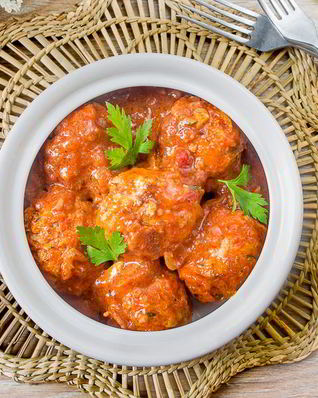 Кабачковые тефтели в томатном соусе