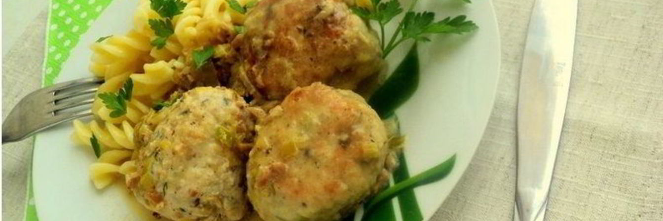 Куриные тефтели с грибами