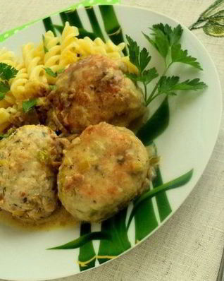 Куриные тефтели с грибами